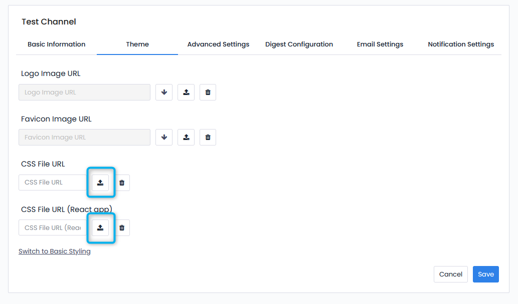 Customizing Channels with CSS