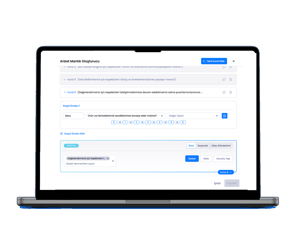Pisano Survey Logic Builder Screen Mockup TR