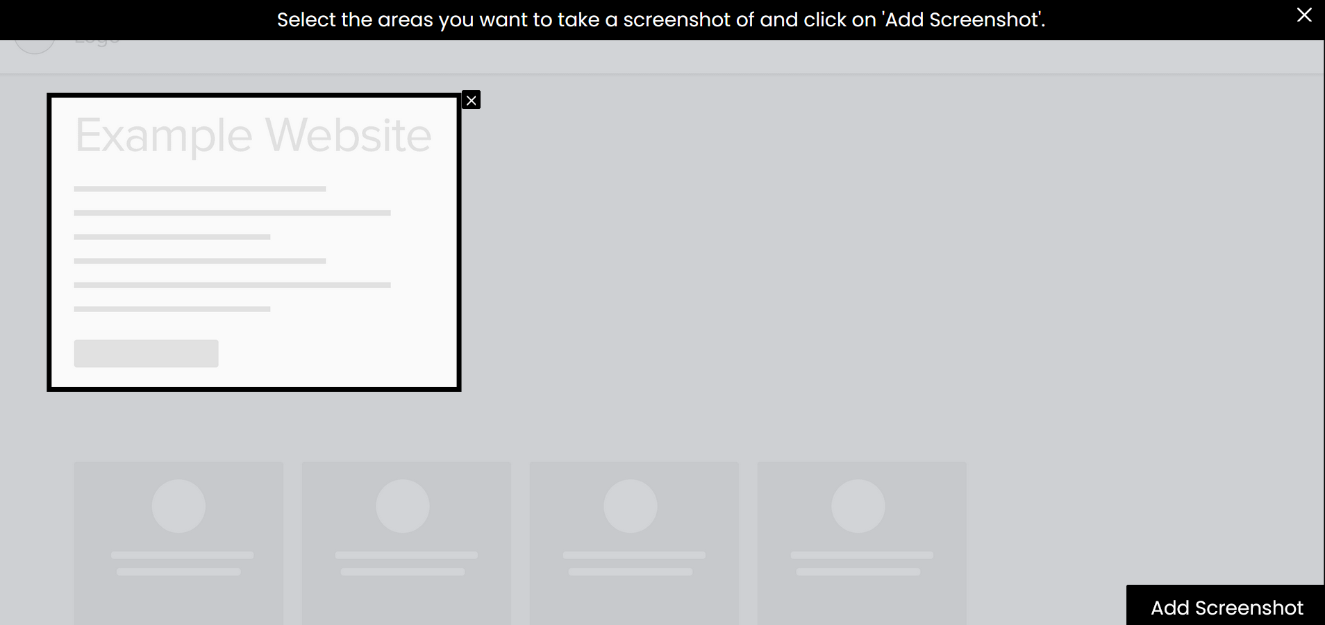 Screenshot Question Type