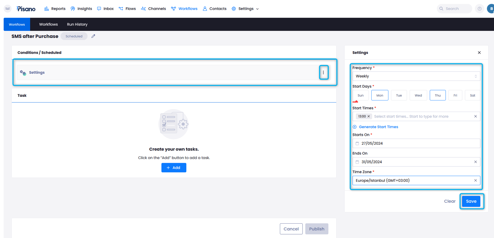 Time-Based Workflows