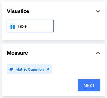 Matrix Question Type