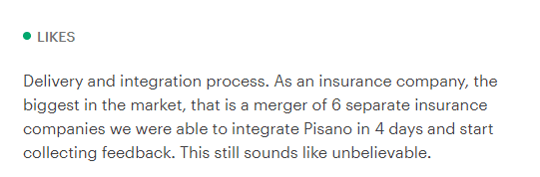 pisano likes integration