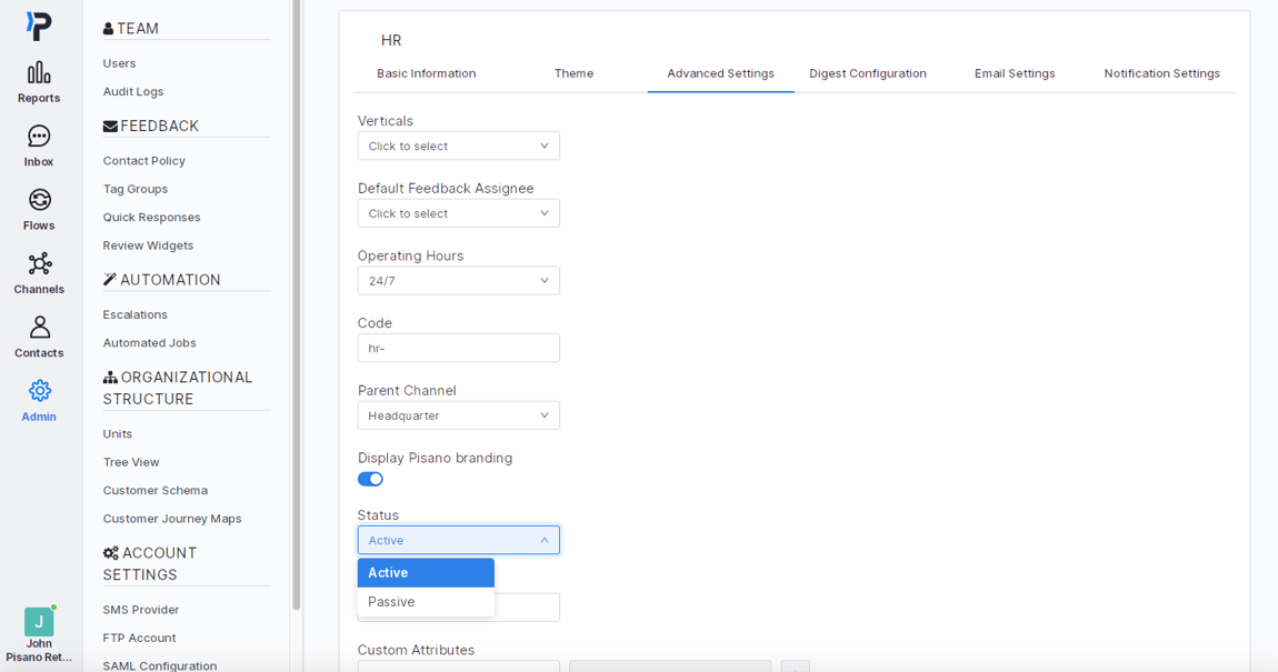 How to Delete A Unit From Our Organizational Structure?